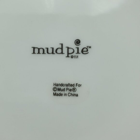 Mud Pie Fat Chef Salad Dessert Plates French Italian Chefs Bread Plates - Picture 6 of 6